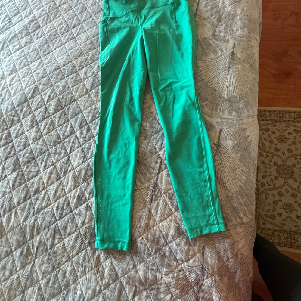 lululemon athletica Vibrant Green Kids Leggings